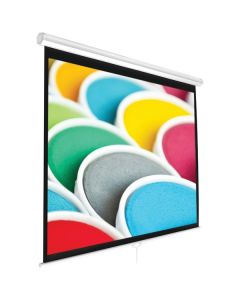 Pyle Home PRJSM7206 Universal Pull-Down Manual Projection Screen (72 Inches Diagonal)